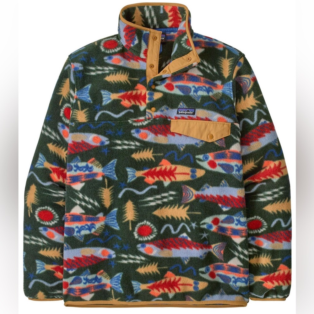 Patagonia Salmon Energy Fleece Large